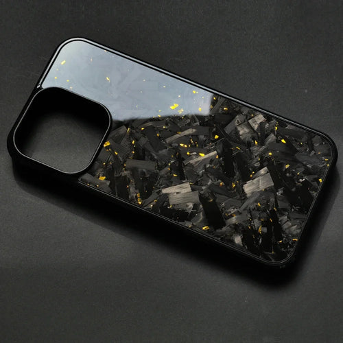 100% Real Forged Carbon Fiber Magsafe Phone Case for Iphone 16 14 13 12 11 plus Pro /Pro Max Glossy Shockproof Protective Cover