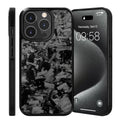 100% Real Forged Carbon Fiber Magsafe Phone Case for Iphone 16 14 13 12 11 plus Pro /Pro Max Glossy Shockproof Protective Cover